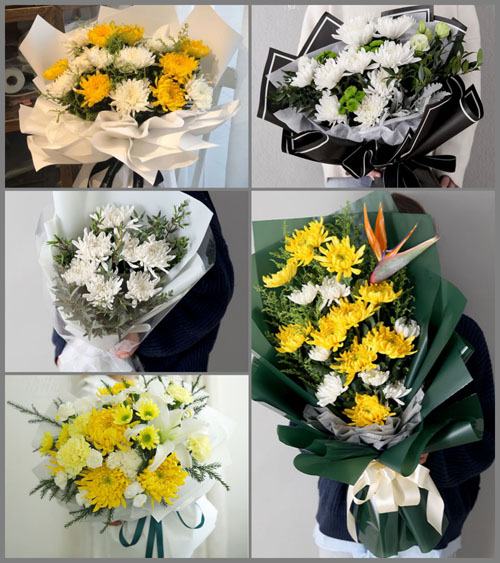 山东青岛胶州市胶西镇前进庄村白事花束代送